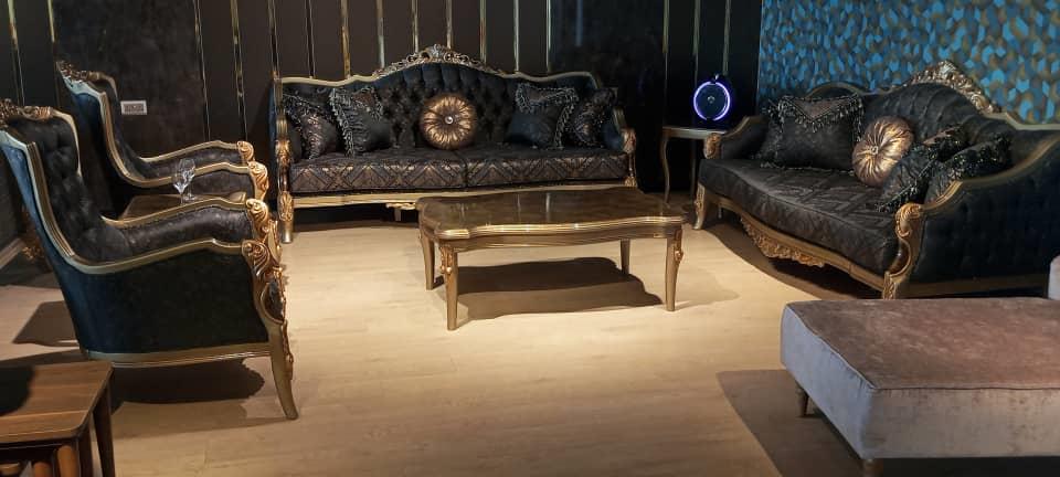 SMARTNESS SOFA SET & CENTER TABLE - SIDE STOOLS