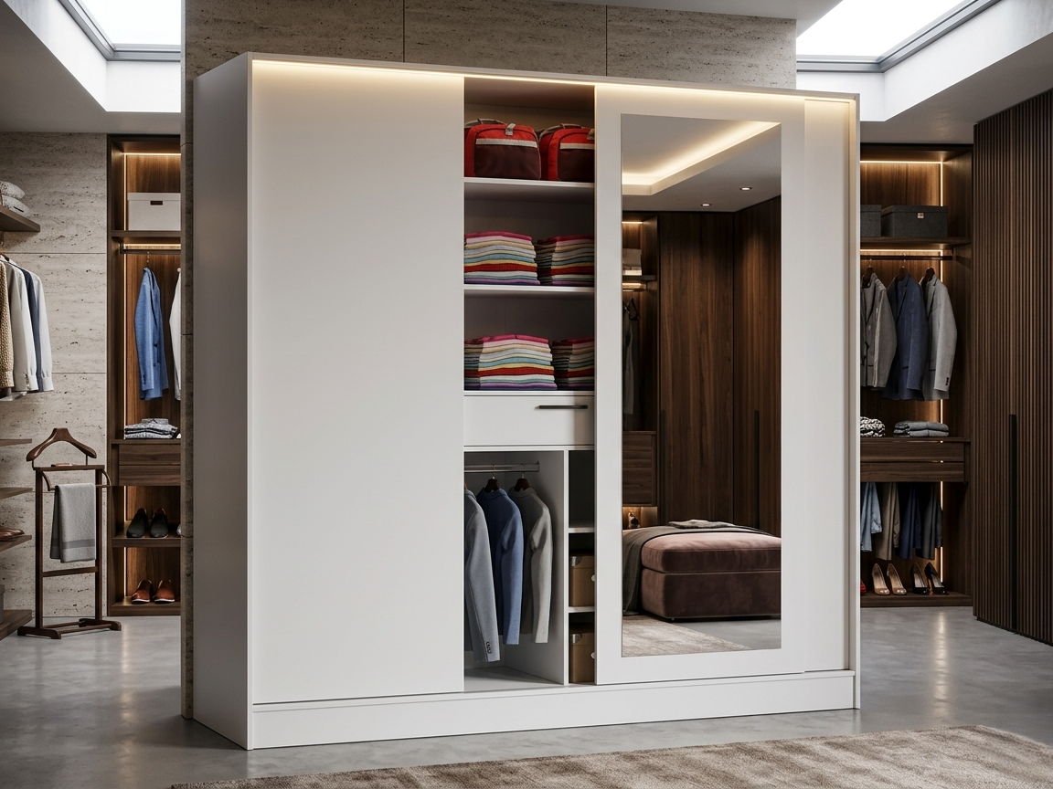 SPACE-X 240x240 SLIDING DOOR WARDROBE LIFT+TSR