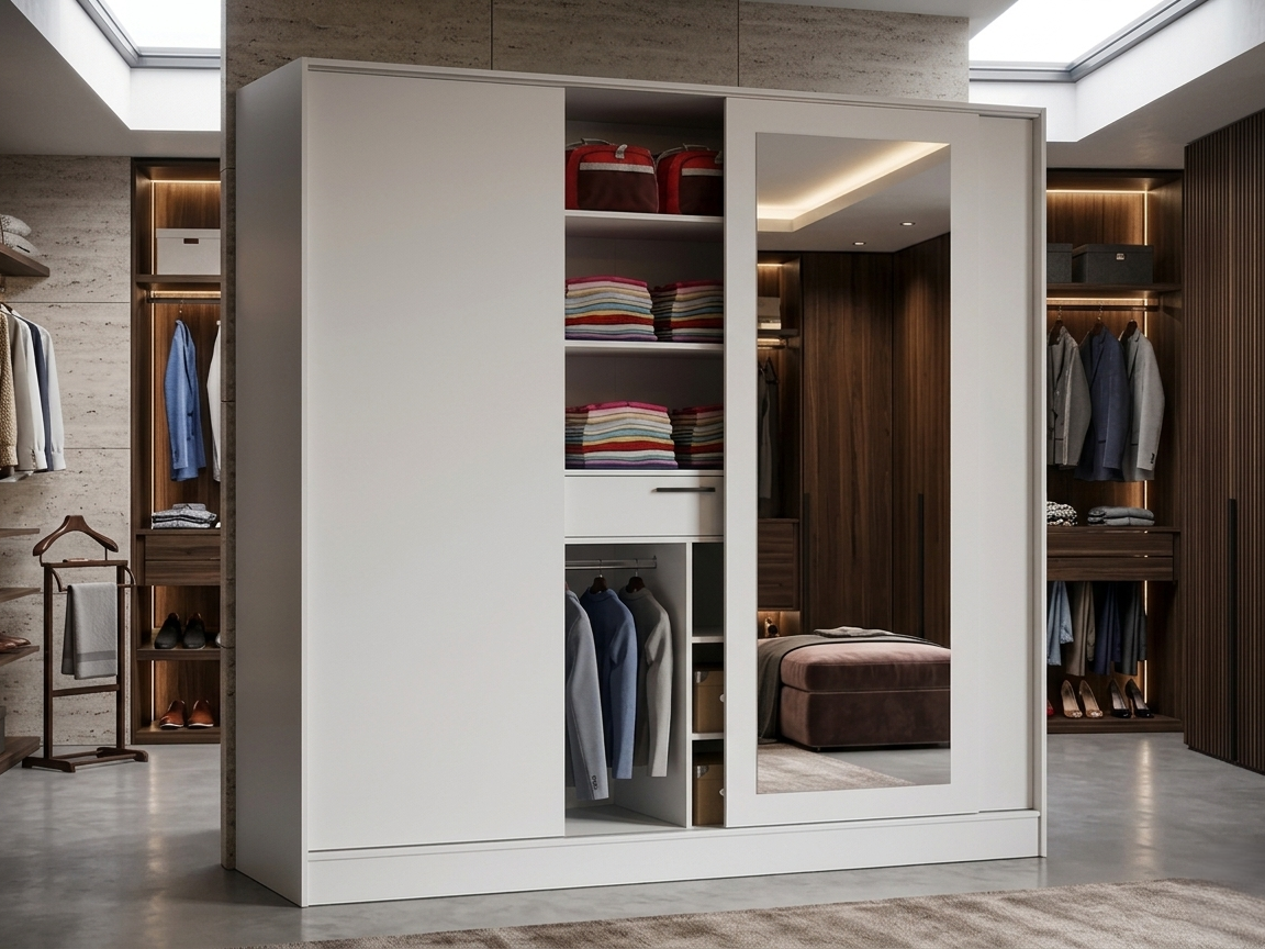 SPACE-X 240x240 SLIDING DOOR WARDROBE LIFT+TSR