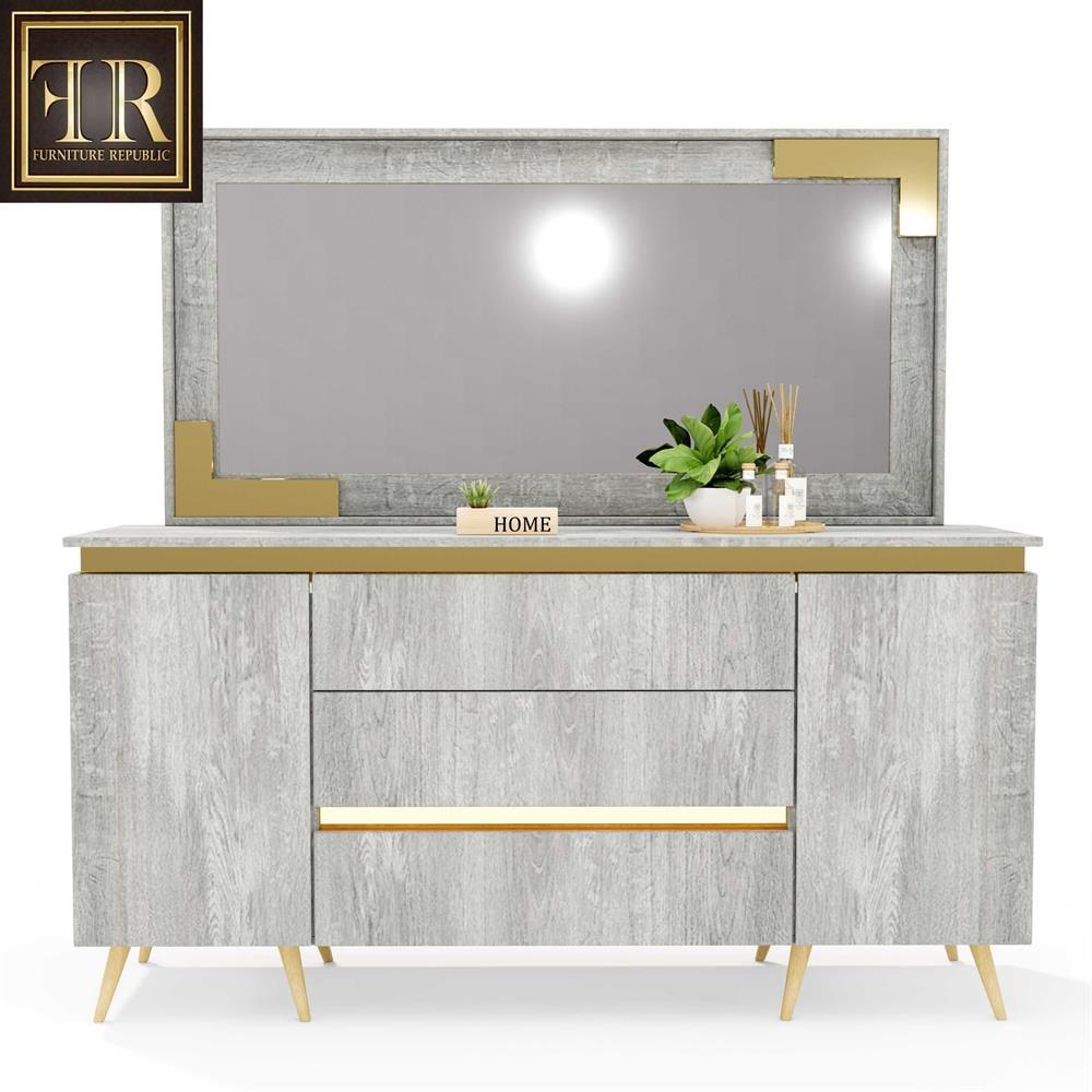 SPACE-X CONSOLE DRAWER & FRAME MIRROR