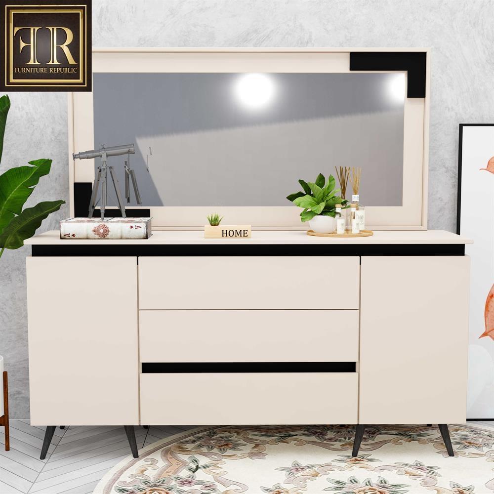 SPACE-X CONSOLE DRAWER & FRAME MIRROR