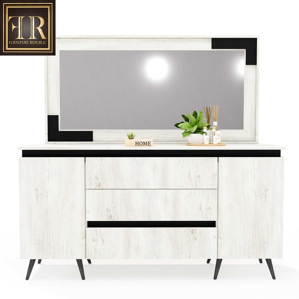 SPACE-X CONSOLE DRAWER & FRAME MIRROR