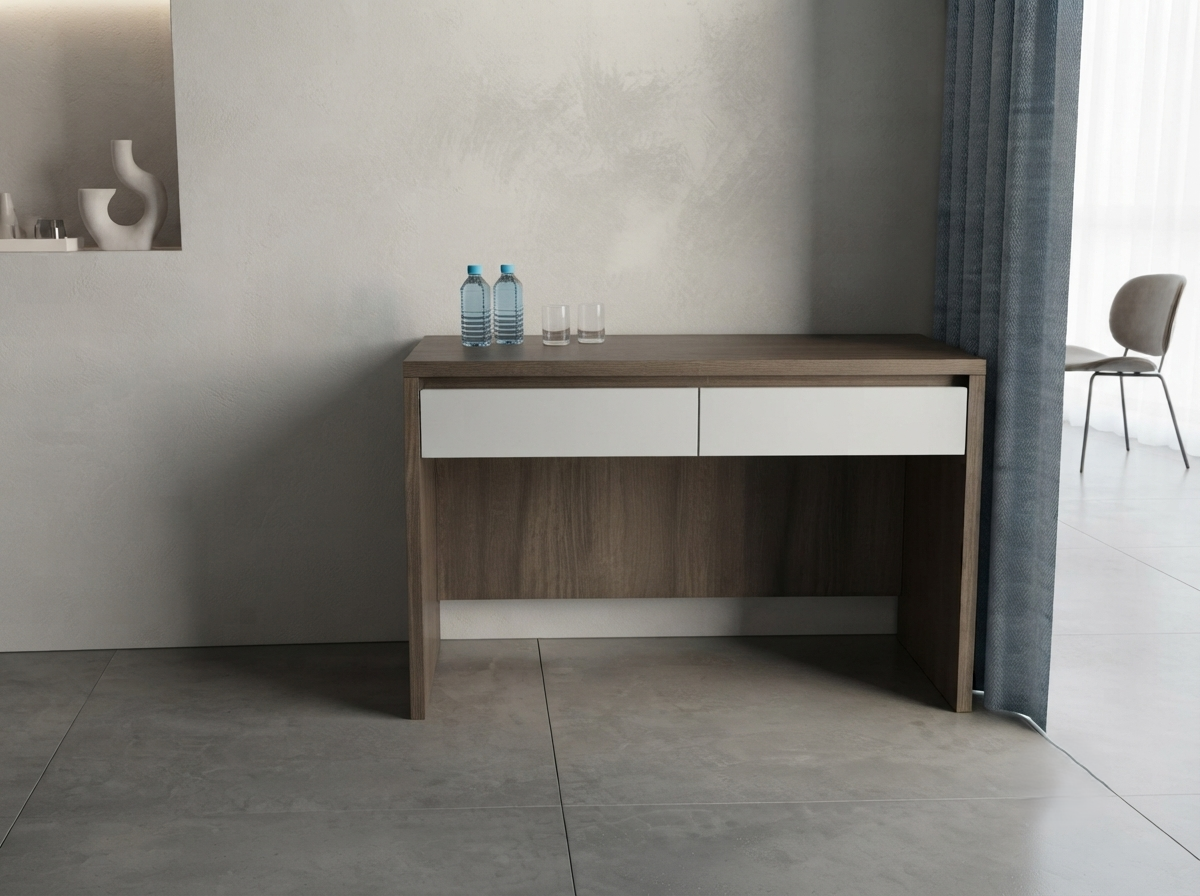 SPACE-X D HOTEL READING TABLE & DRAWER