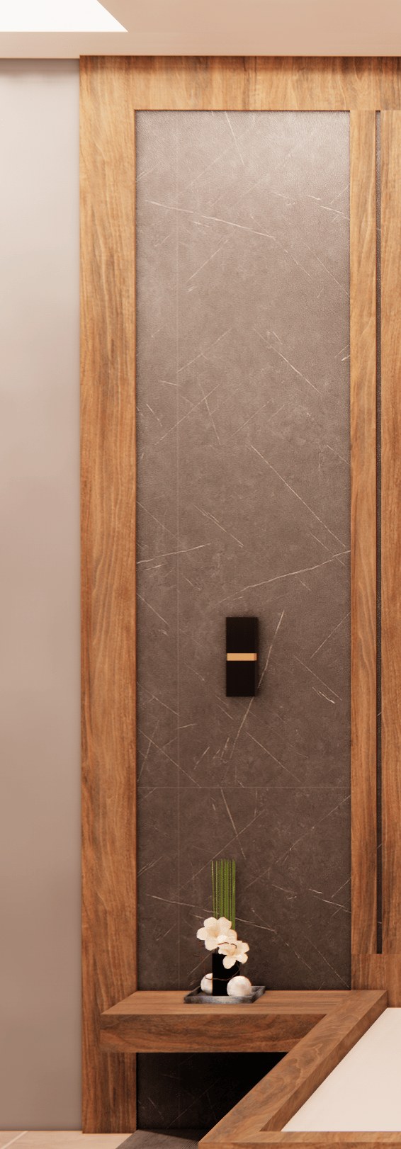 THANA NIGHT STAND & WALL STRIPES