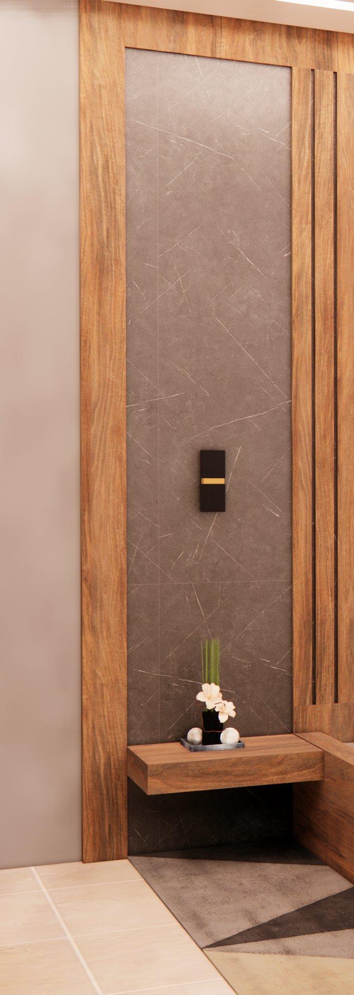 THANA NIGHT STAND & WALL STRIPES