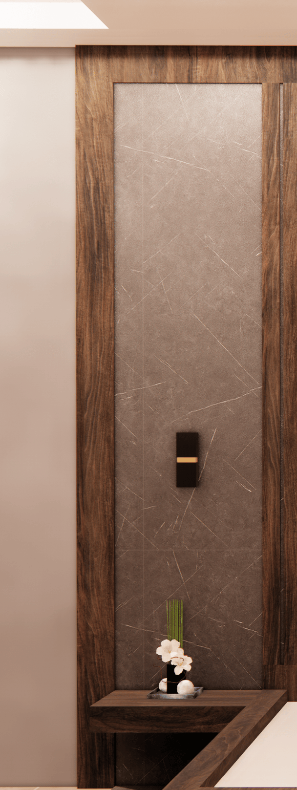 THANA NIGHT STAND & WALL STRIPES