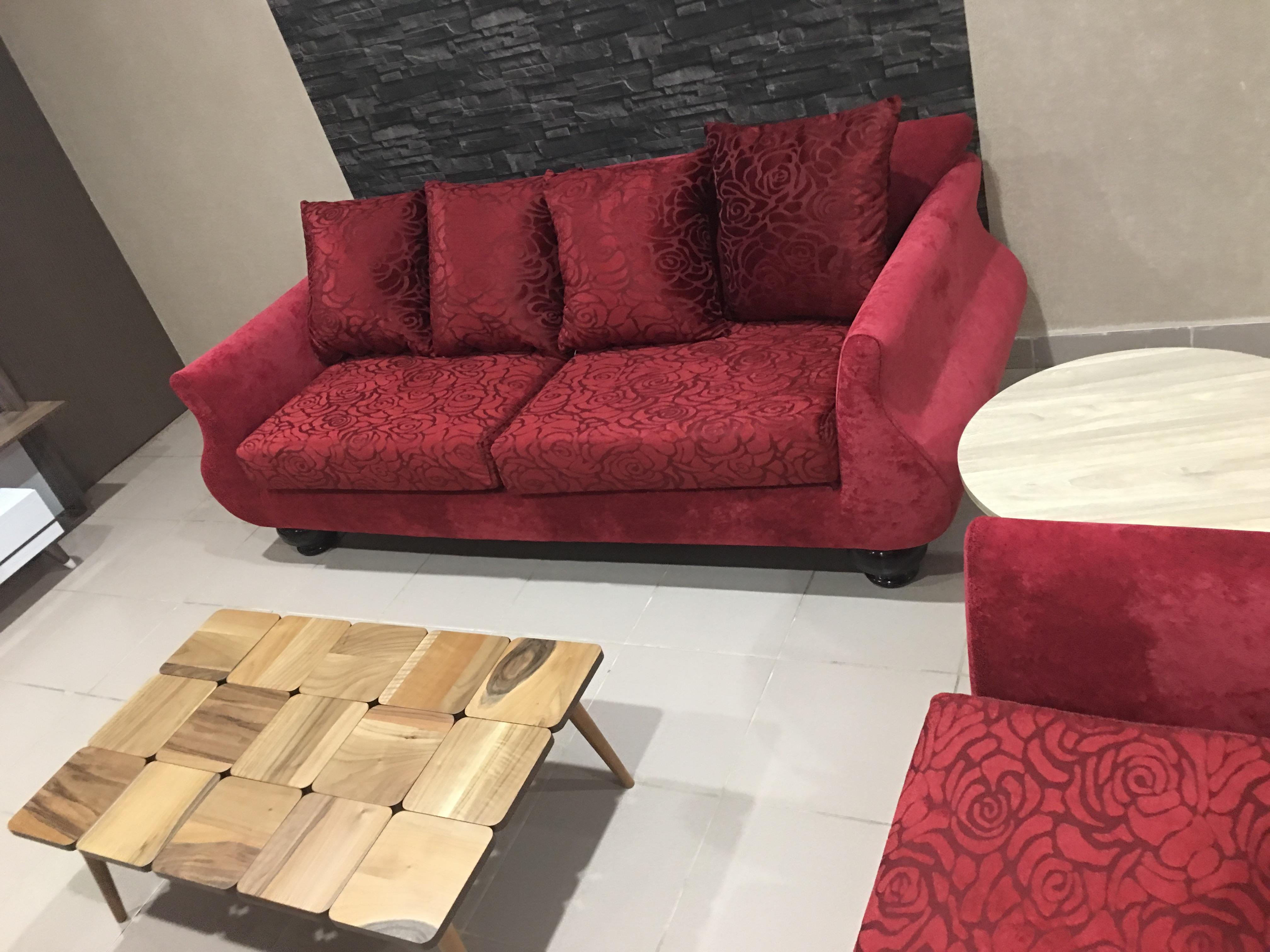 THREE SEATER FABRIC COVERING