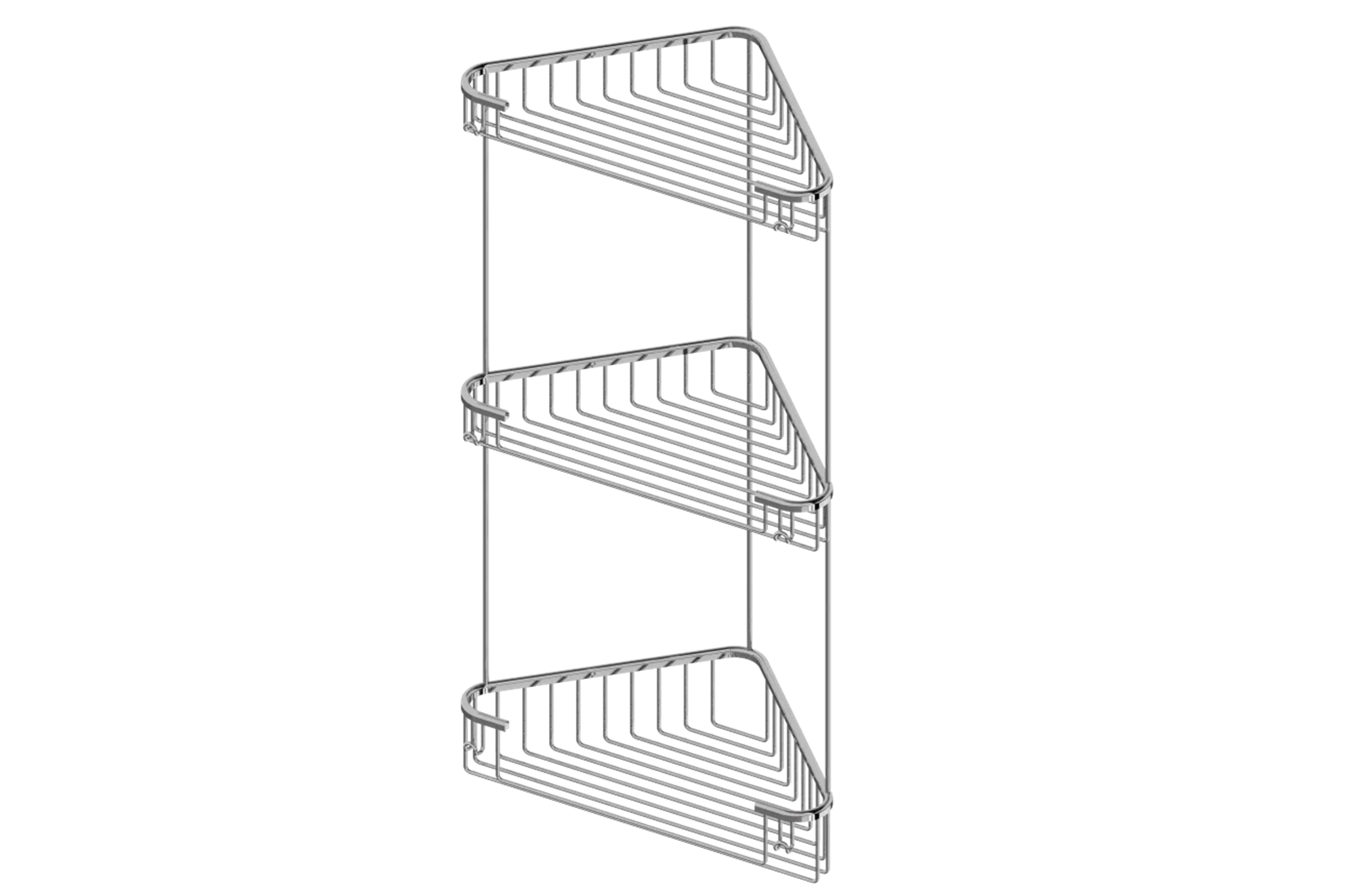TRIPLE OPEN-EDGE SPONGE HOLDER