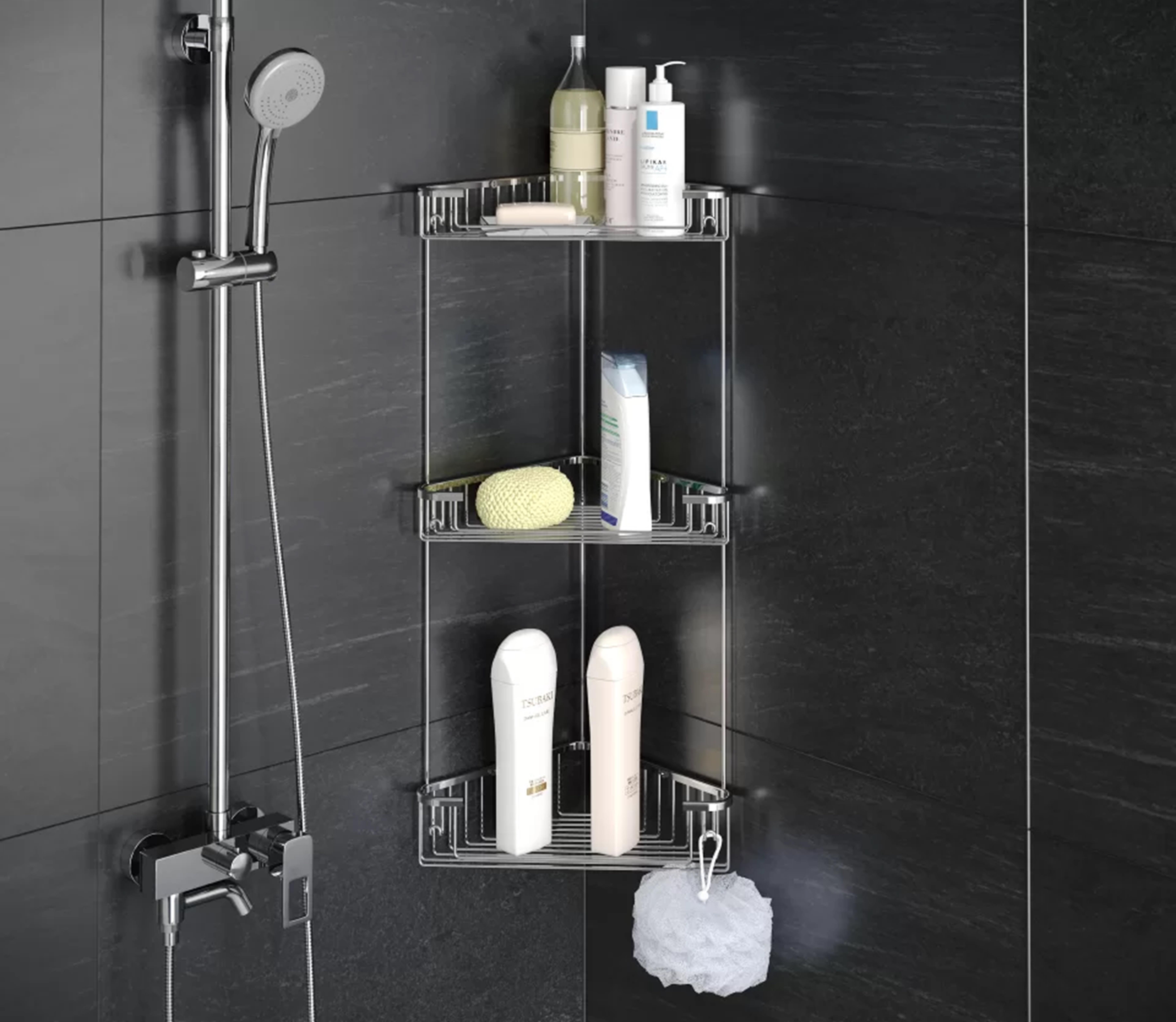 TRIPLE OPEN-EDGE SPONGE HOLDER