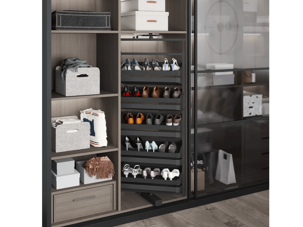 TURNING SHOE RACK