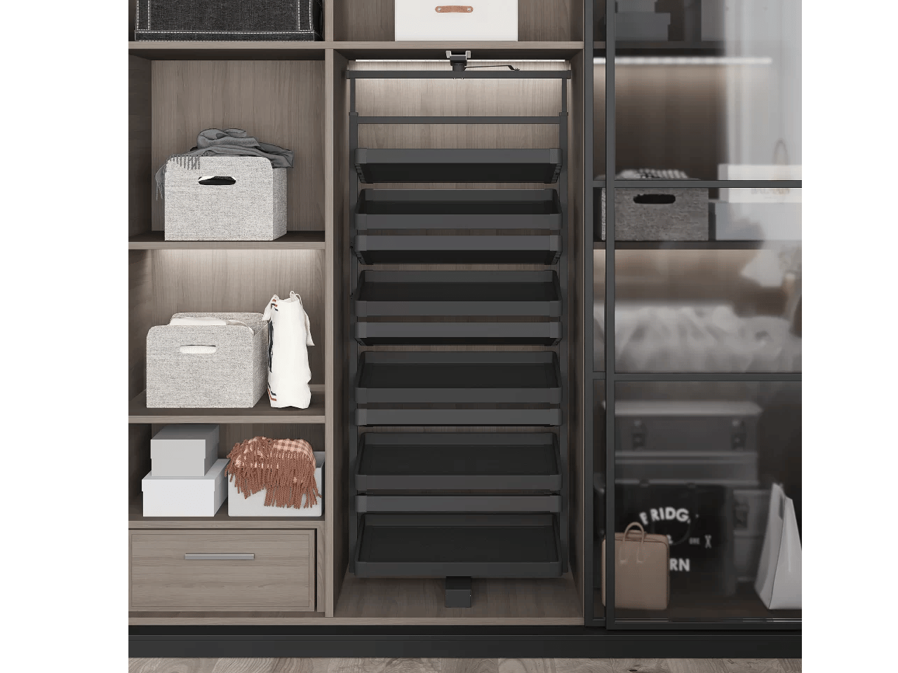 TURNING SHOE RACK