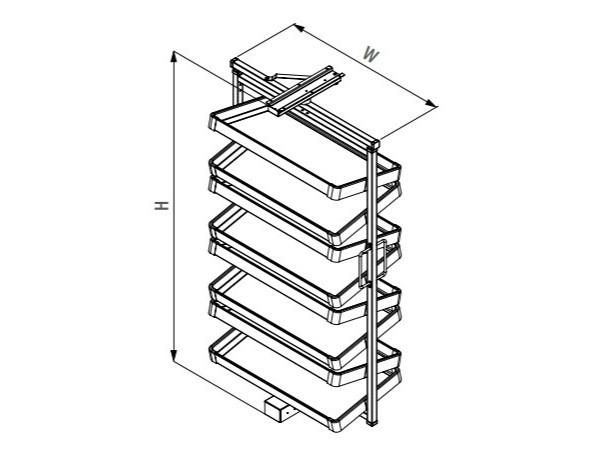 TURNING SHOE RACK