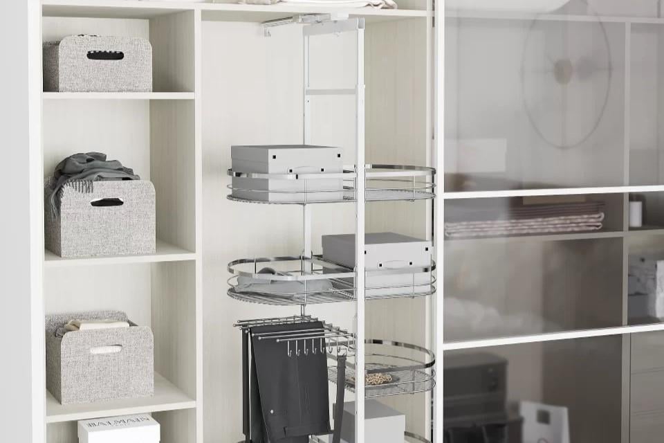 TURNING WARDROBE MECHANISM 200-215 90D S-6621C