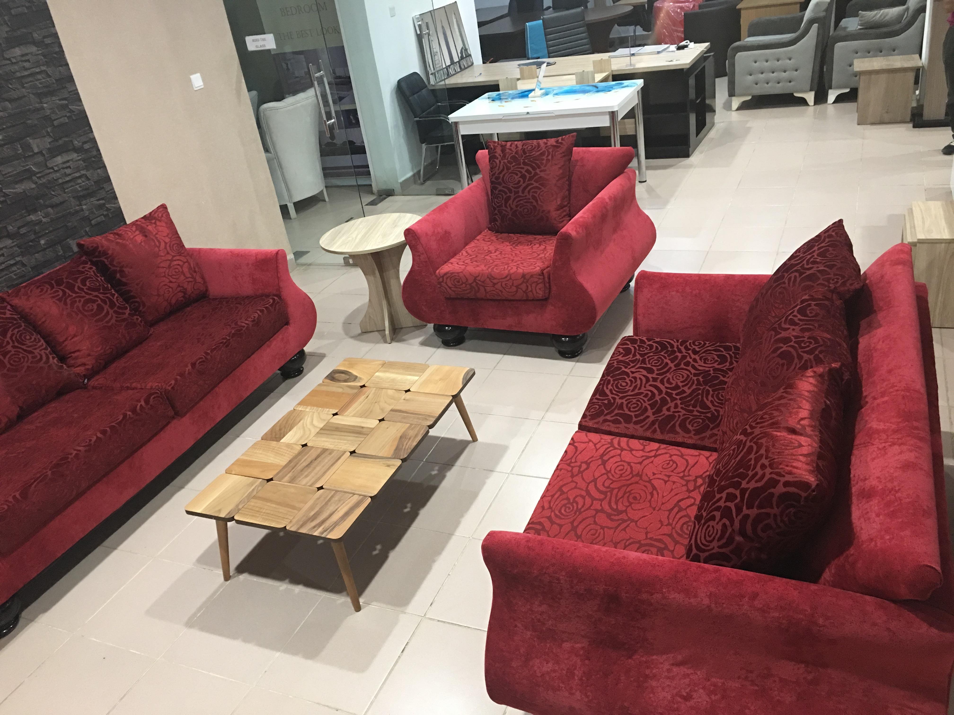 TWO SEATER FOAM -FABRIC UPHOLSTERY