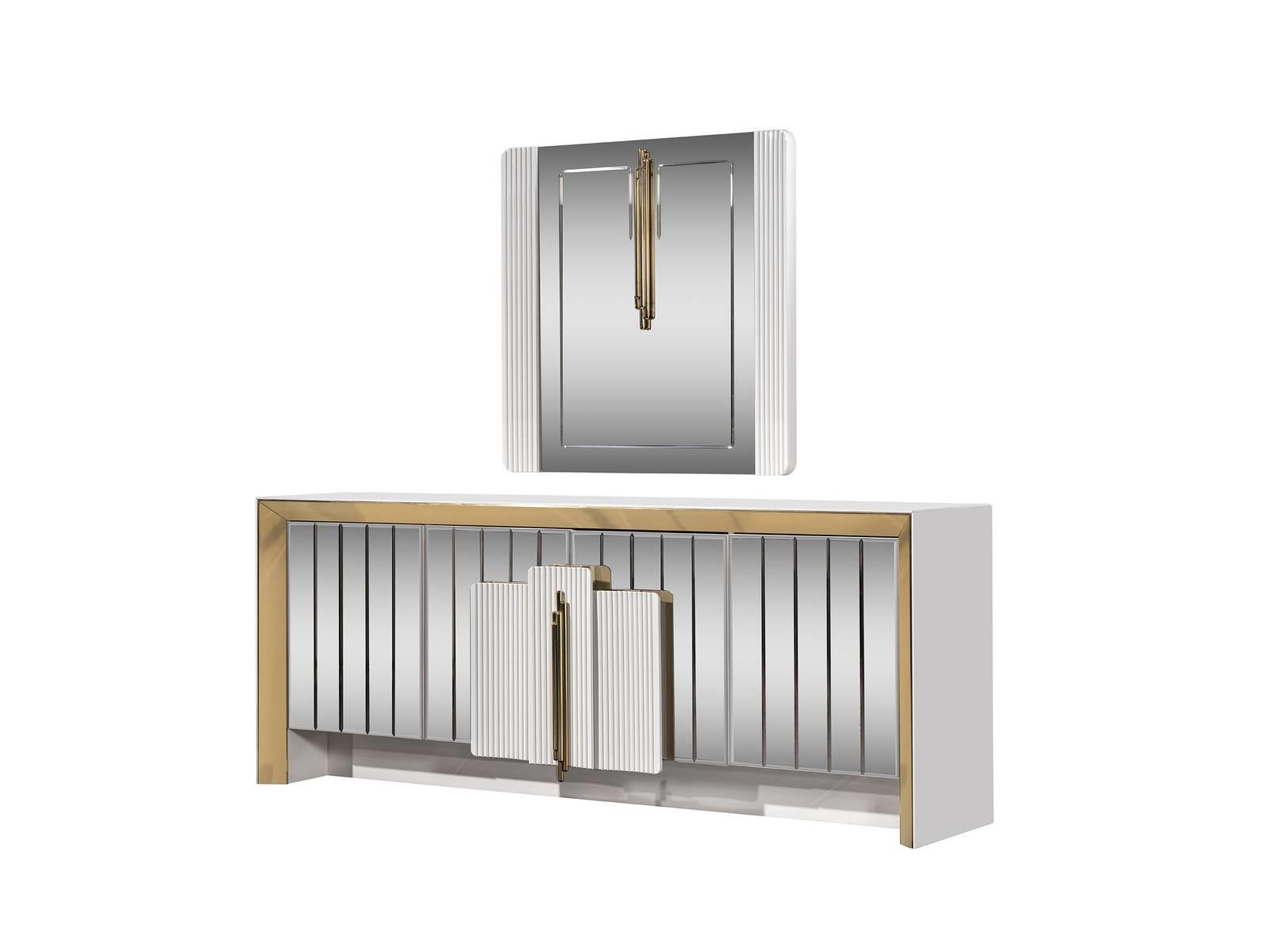 VEGAS DINING CONSOLE & MIRROR