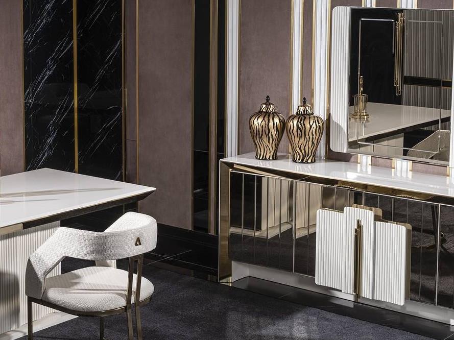 VEGAS DINING CONSOLE & MIRROR