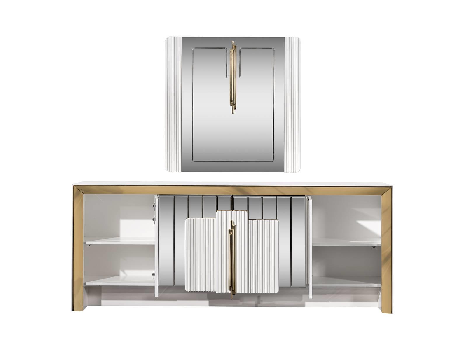 VEGAS DINING CONSOLE & MIRROR