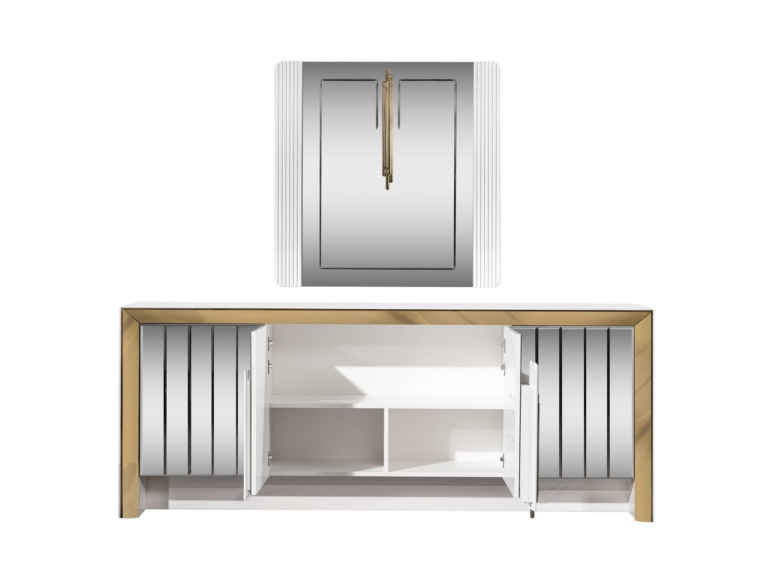 VEGAS DINING CONSOLE & MIRROR