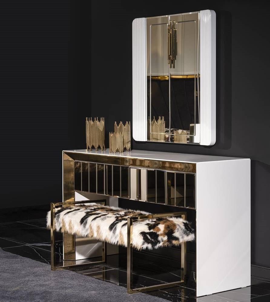 VEGAS MAKE-UP TABLE & MIRROR