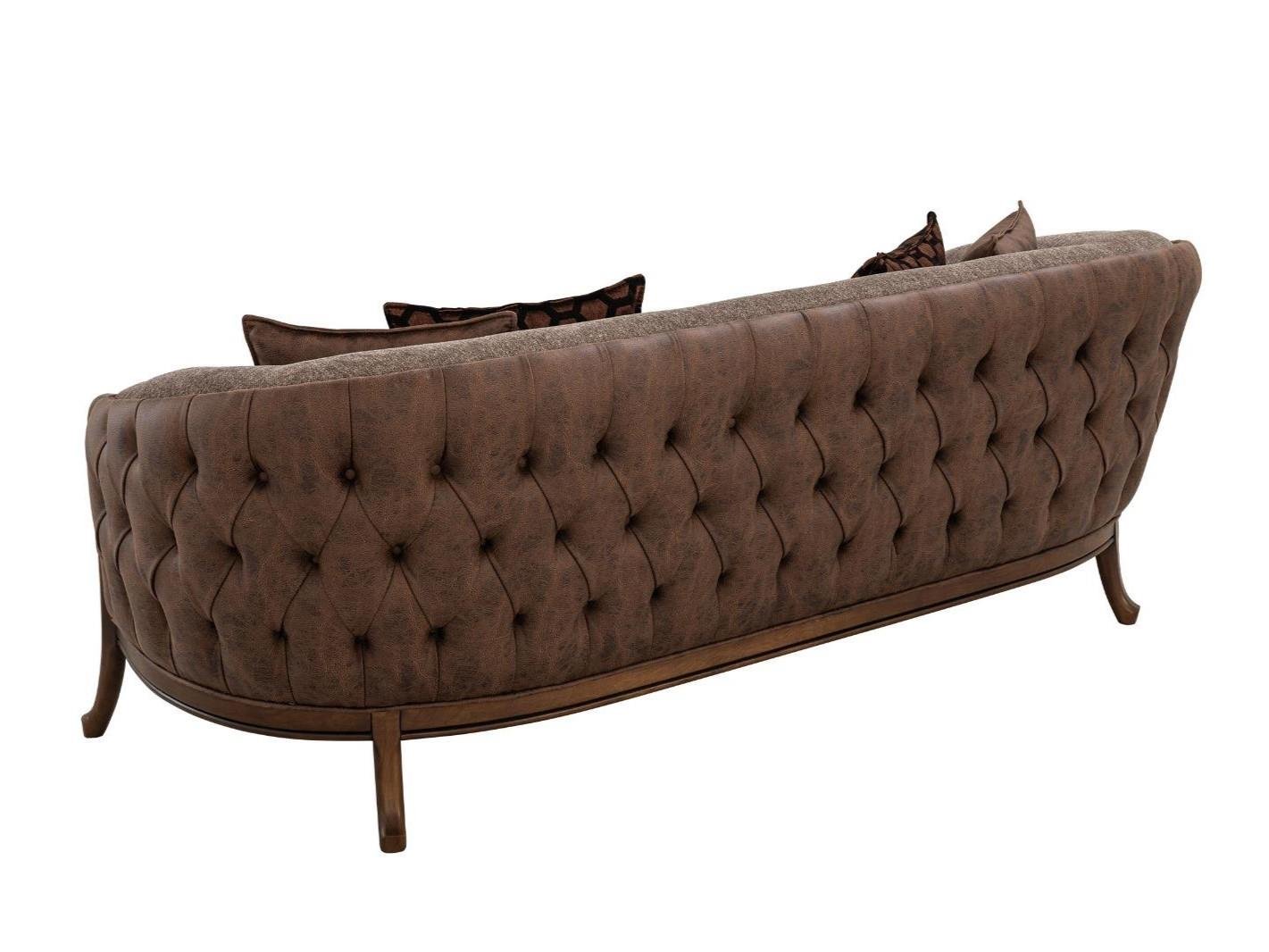 VERA SOFA SET & CENTER TABLE - SIDE STOOLS