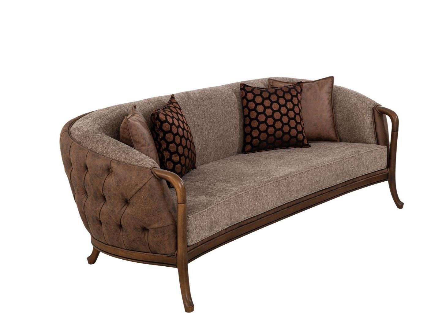 VERA SOFA SET & CENTER TABLE - SIDE STOOLS