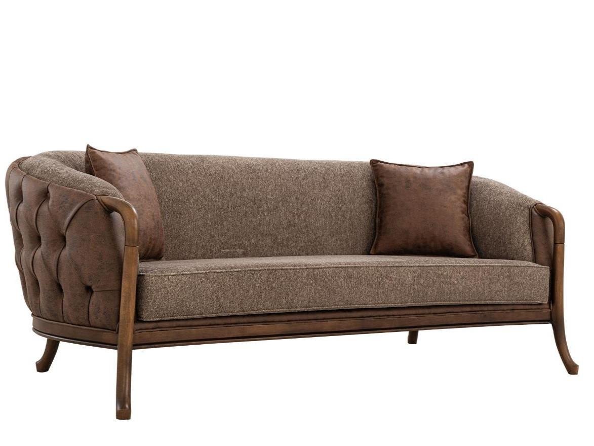 VERA SOFA SET & CENTER TABLE - SIDE STOOLS