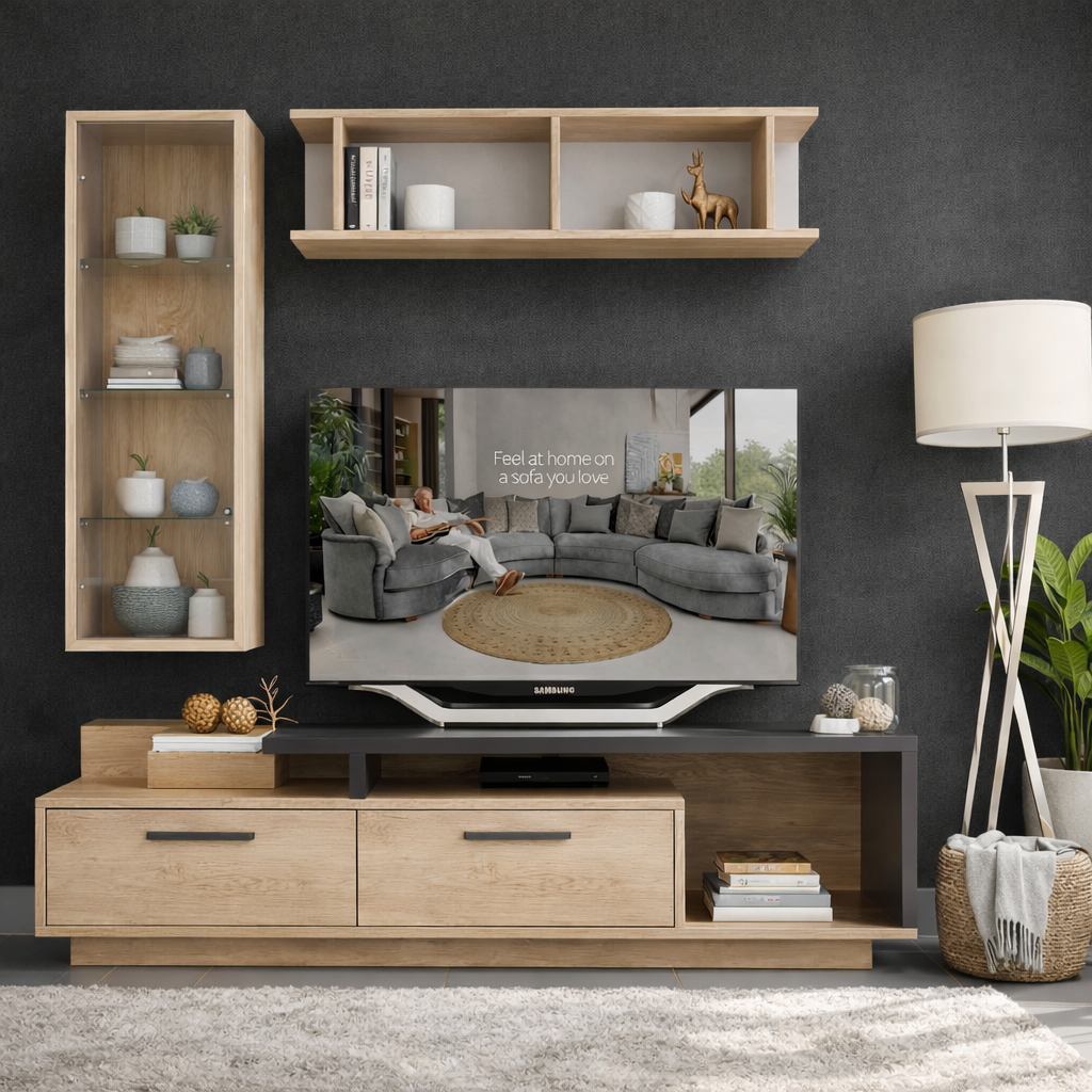 VIANA TV WALL PANEL H:240 CM