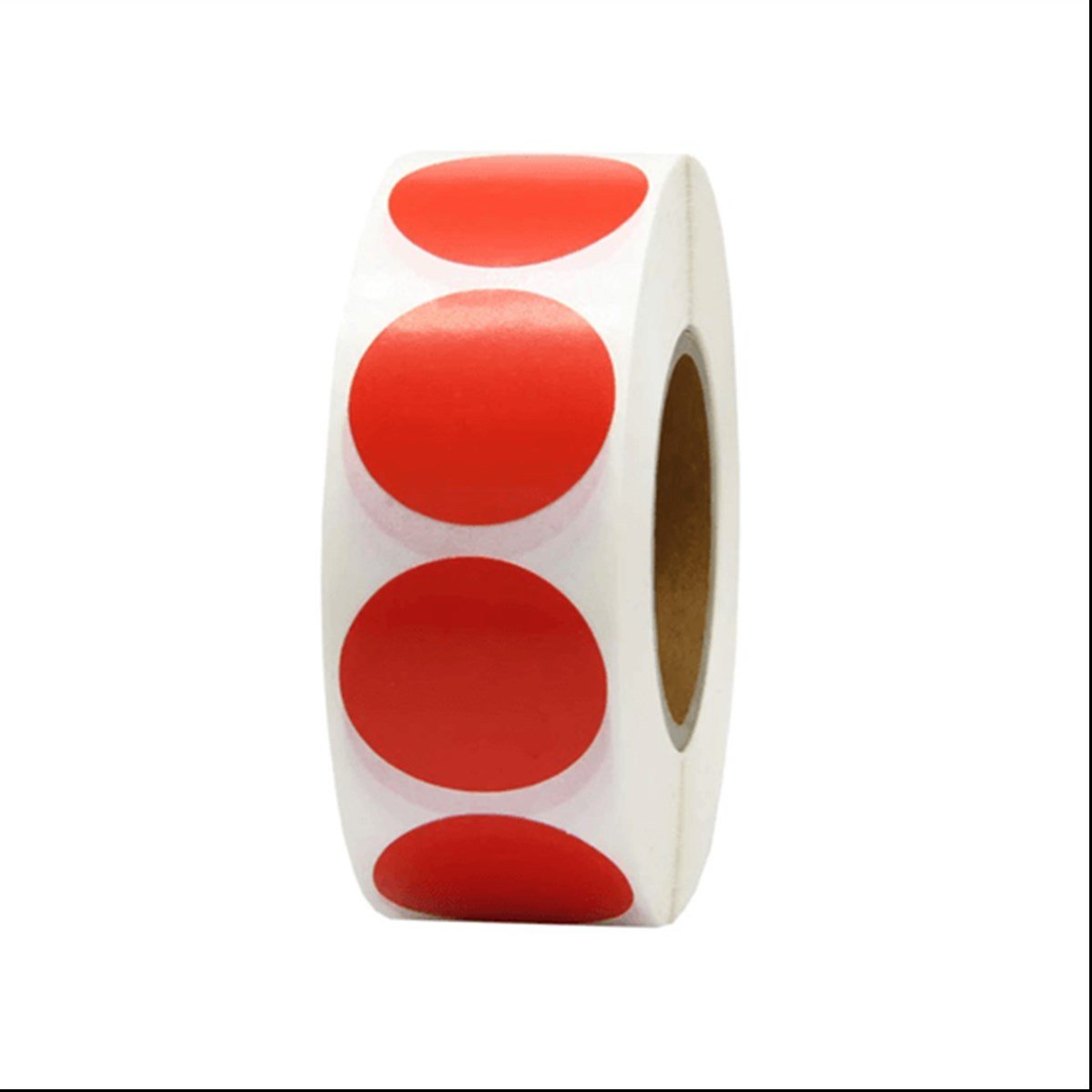 50 mm Kırmızı Çap Sticker 1000 Adet