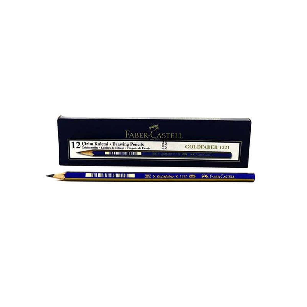 Faber Castell 6B Dereceli Çizim Kalemi 1221 112506