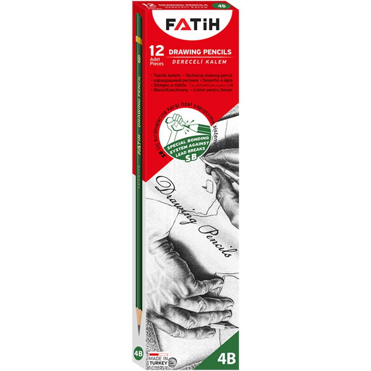 Fatih 4B Dereceli Kalem 12 Li