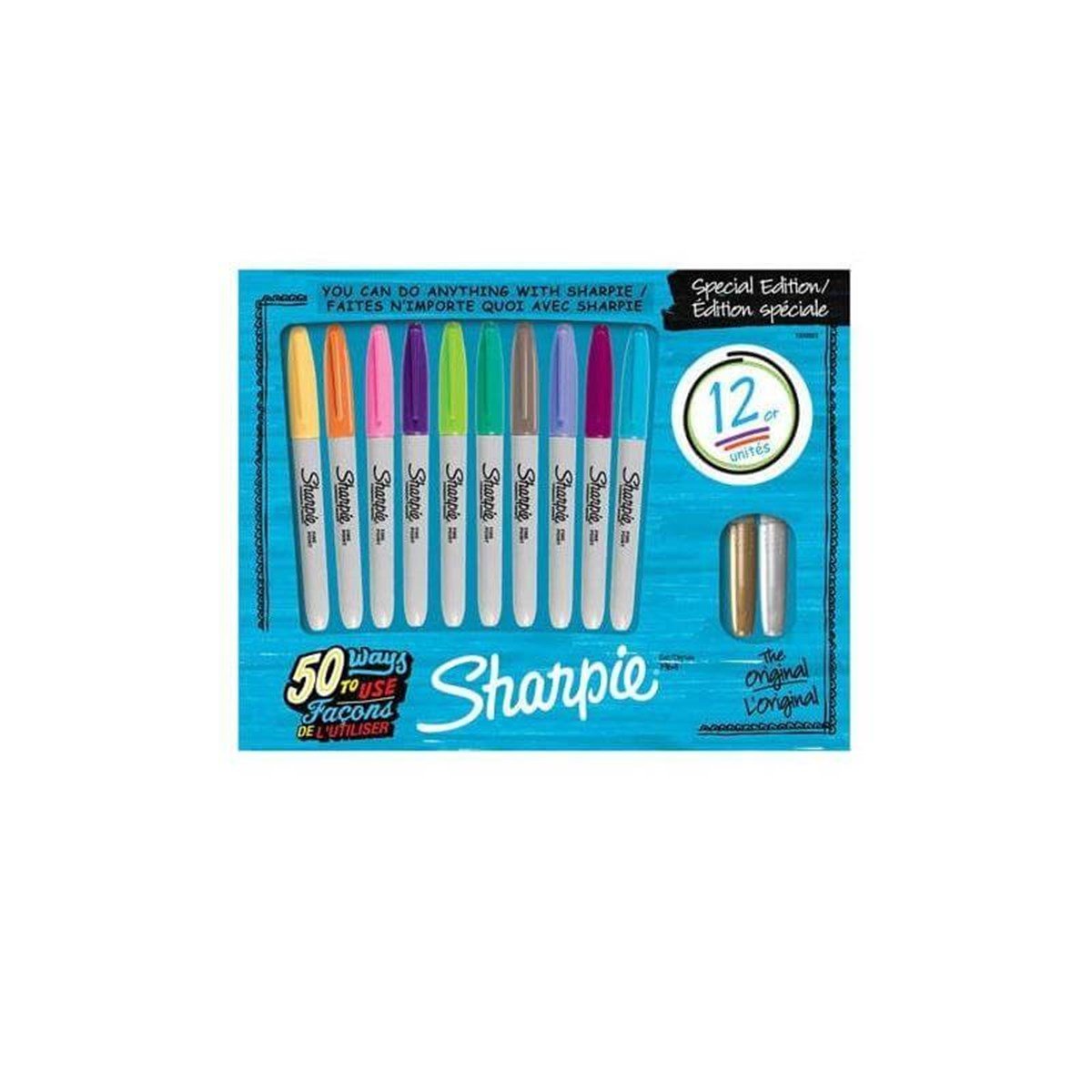 Sharpie Fine Permanent Markör 10+2 Karışık 1909896