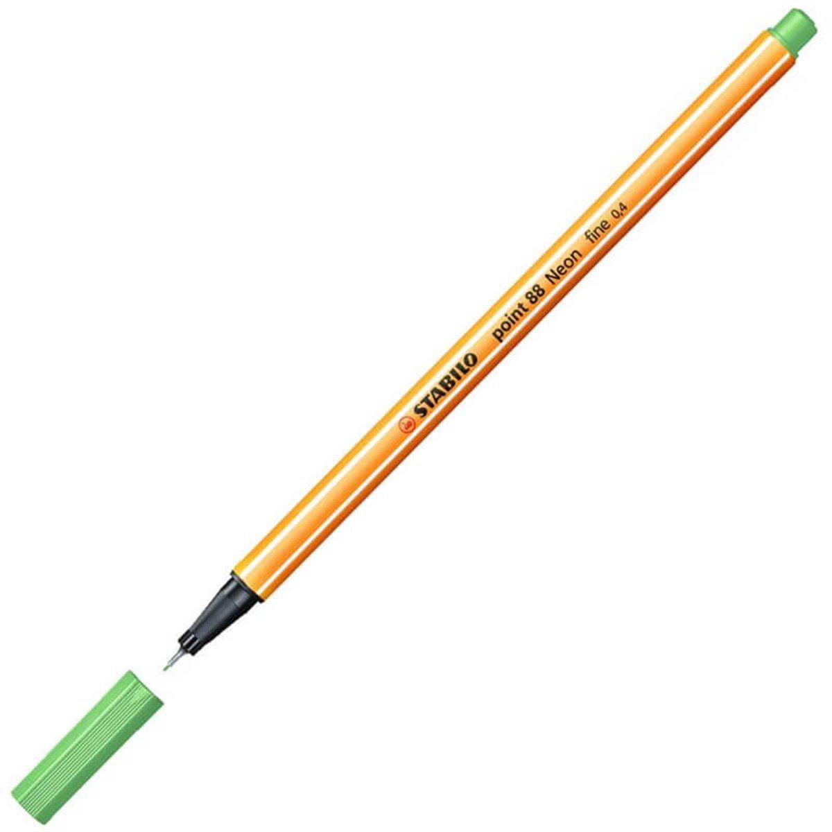 Stabilo Point 88/033 Floresan Yeşil Fineliner Kalem 0.4