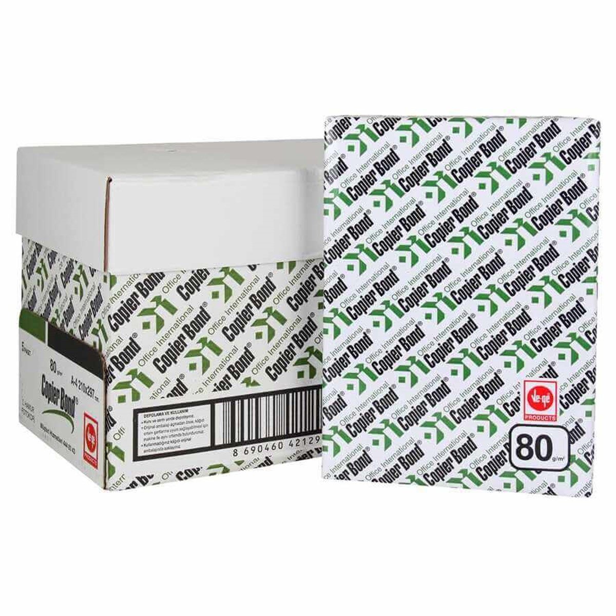 Vege Copier Bond Fotokopi Kağıdı A4 80 gr 5 Paket