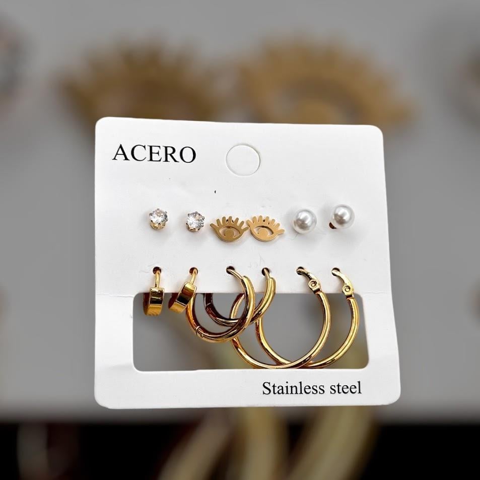 ÇELİK ÇOKLU SET KÜPE