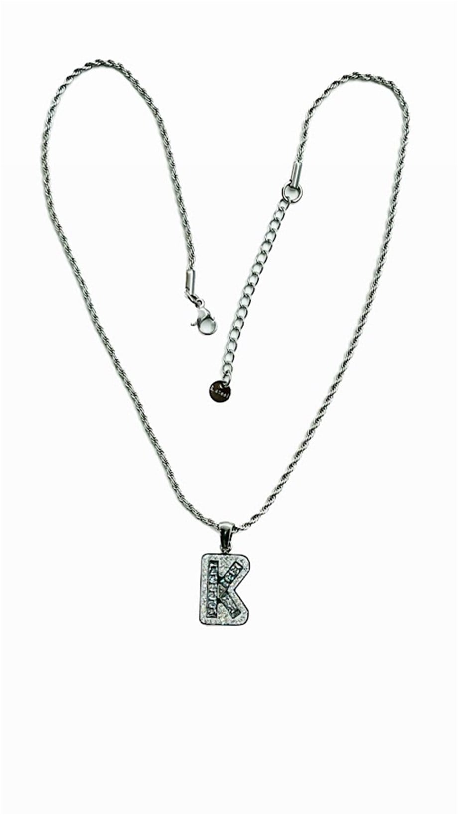 ÇELİK ''K'' HARF KOLYE