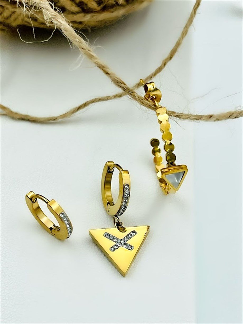 ÇOKLU SET ÇELİK KÜPE