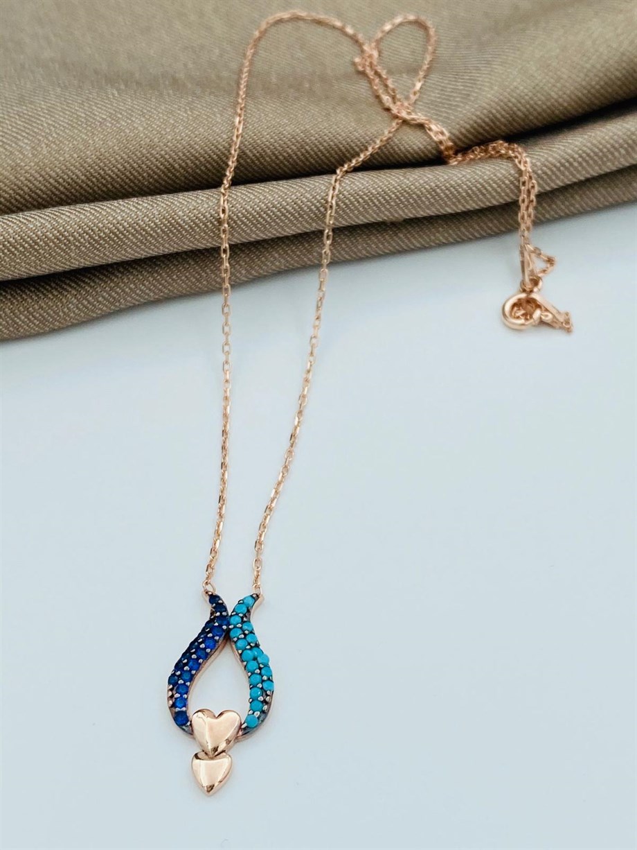 LALE MODEL GÜMÜŞ KOLYE