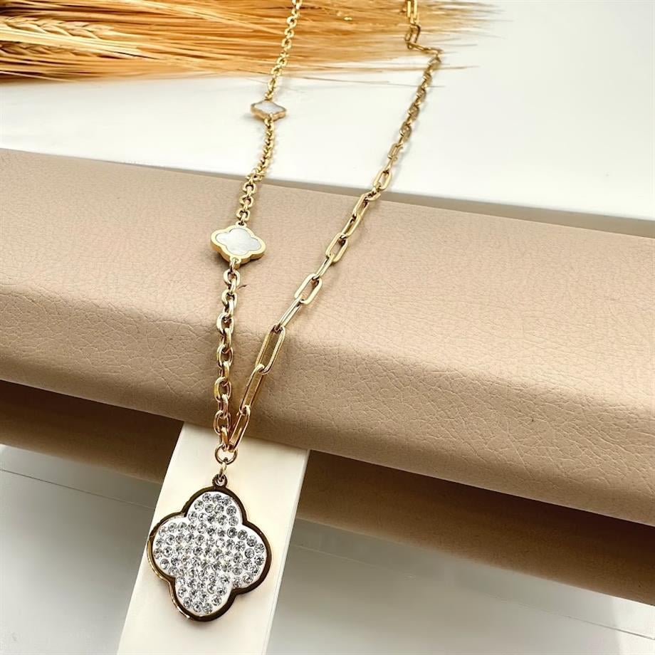 YONCA MODEL ÇELİK KOLYE