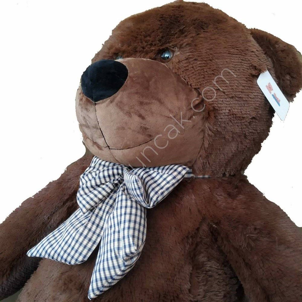 110cm Koyu Kahverengi Minnoş Peluş Ayı