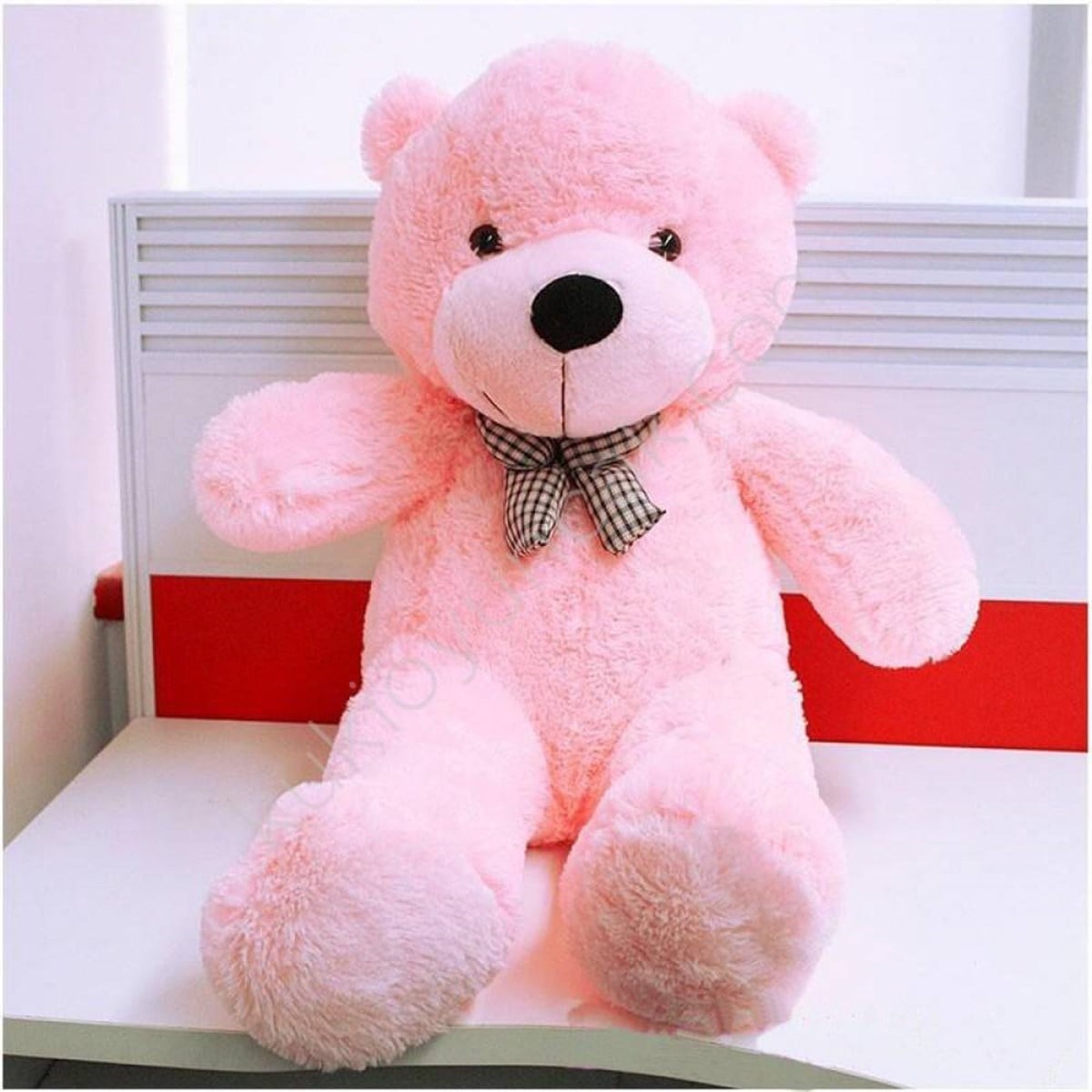 110cm Pembe Minnoş Peluş Ayı