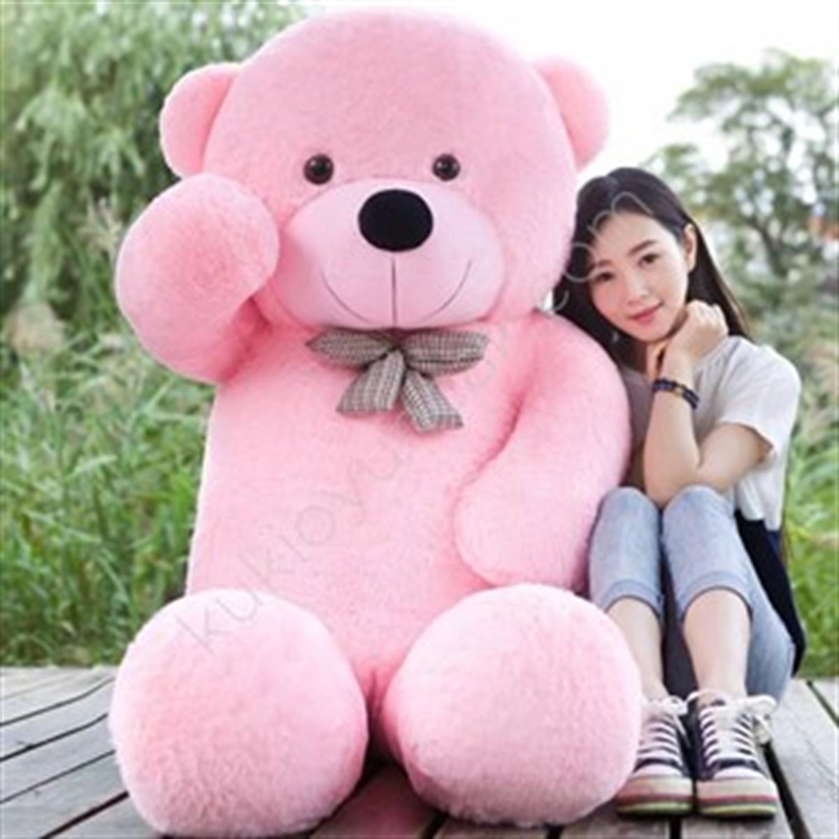 160cm Pembe Büyük Peluş Ayı