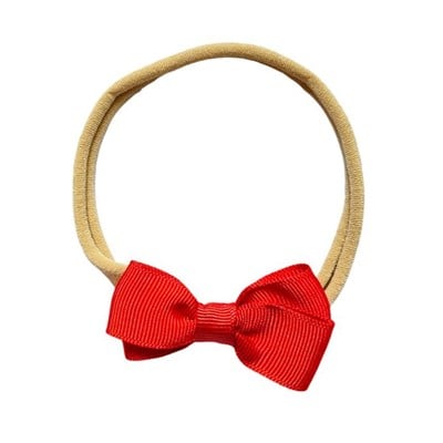 Aisha & Joe Grosgrain Butterfly Hair Elastics - Red