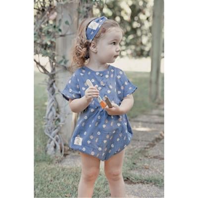 Auntie Me Organik Blue Ice 'Plant Ceramics' Dokuma Balon Tulum