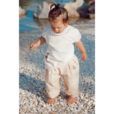 Auntie Me Organik Undyed 'Surfing Flamingo' Bluz