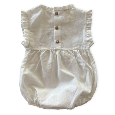 Auntie Me Organik Undyed 'With The Wawes' Dokuma Balon Tulum