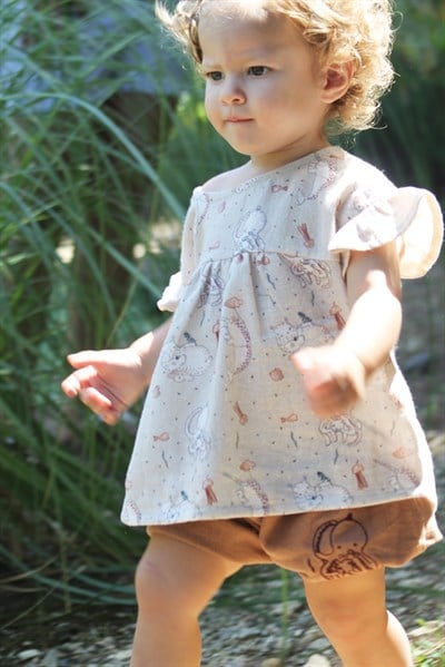 Auntie Me Toprak 'Octopus' Balon Şort