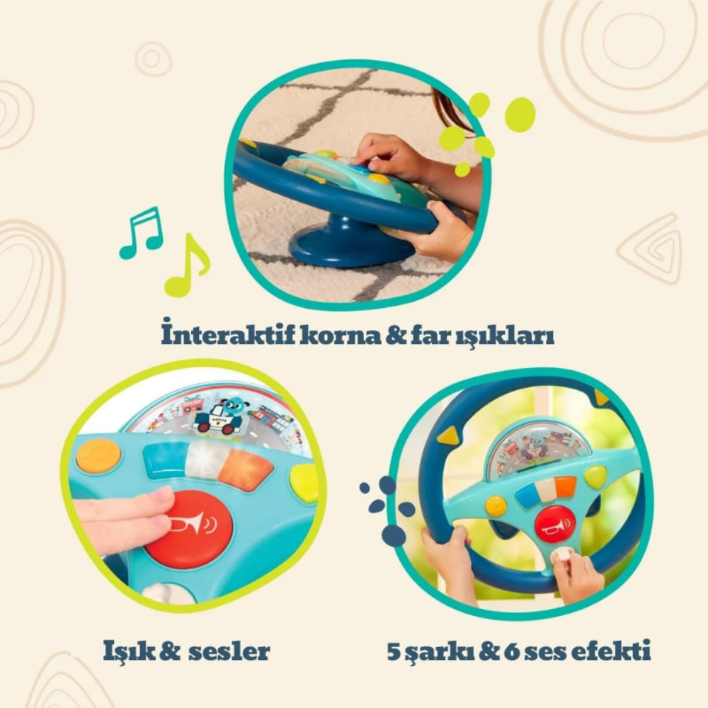 B.Toys Müzikli Yürüme Arkadaşı - Balina