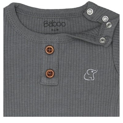 Baboo Modal Kumaş Tulum - Gri