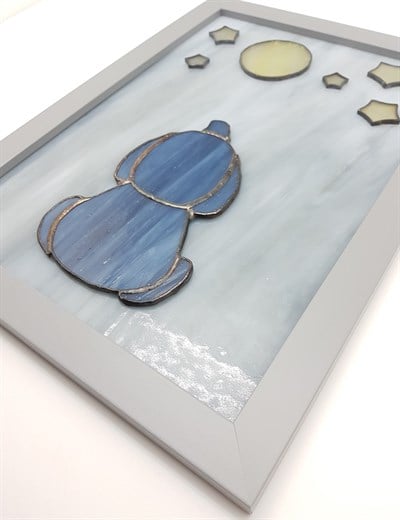 Baluna Look at the Stars - Elephant Vitray Tablo