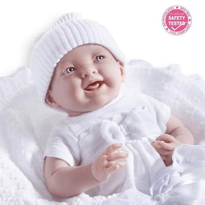 Berenguer Boutique Gerçekçi Yenidoğan Oyuncak Bebek 39 cm ve Beyaz Kundak Seti